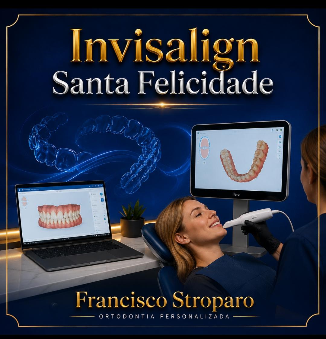 paciente sendo escaneada na cadeira odontologica