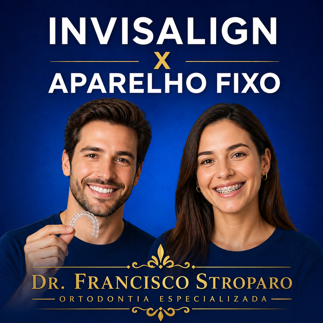 A diferença entre invisalign e aparelhos fixos