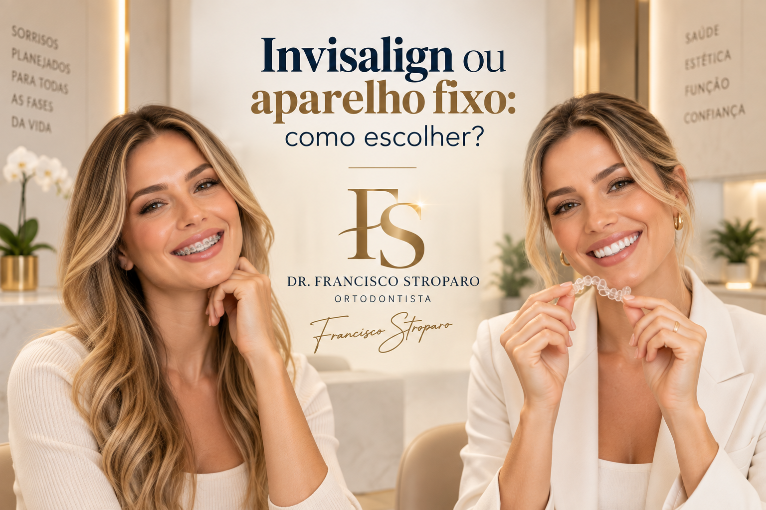 Invisalign ou aparelho fixo: como escolher?
