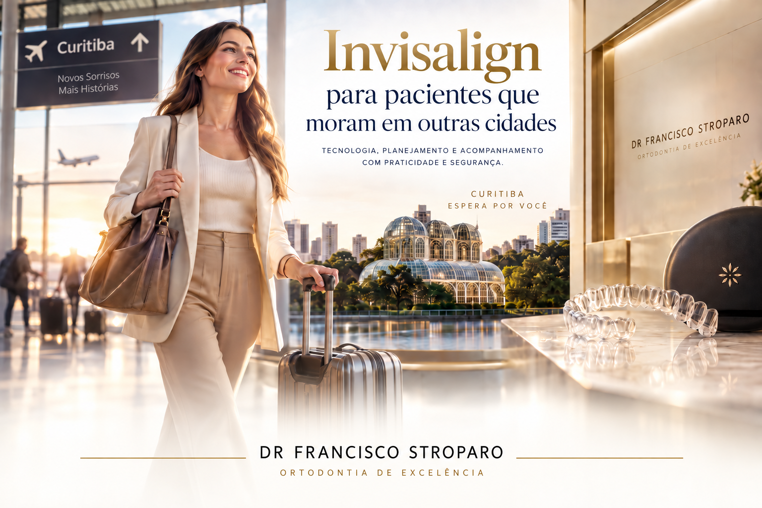 Invisalign para quem mora em outra cidade
