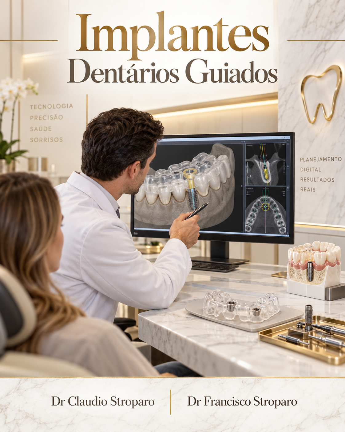 Implantes Dentários Guiados tecnologia e precisão