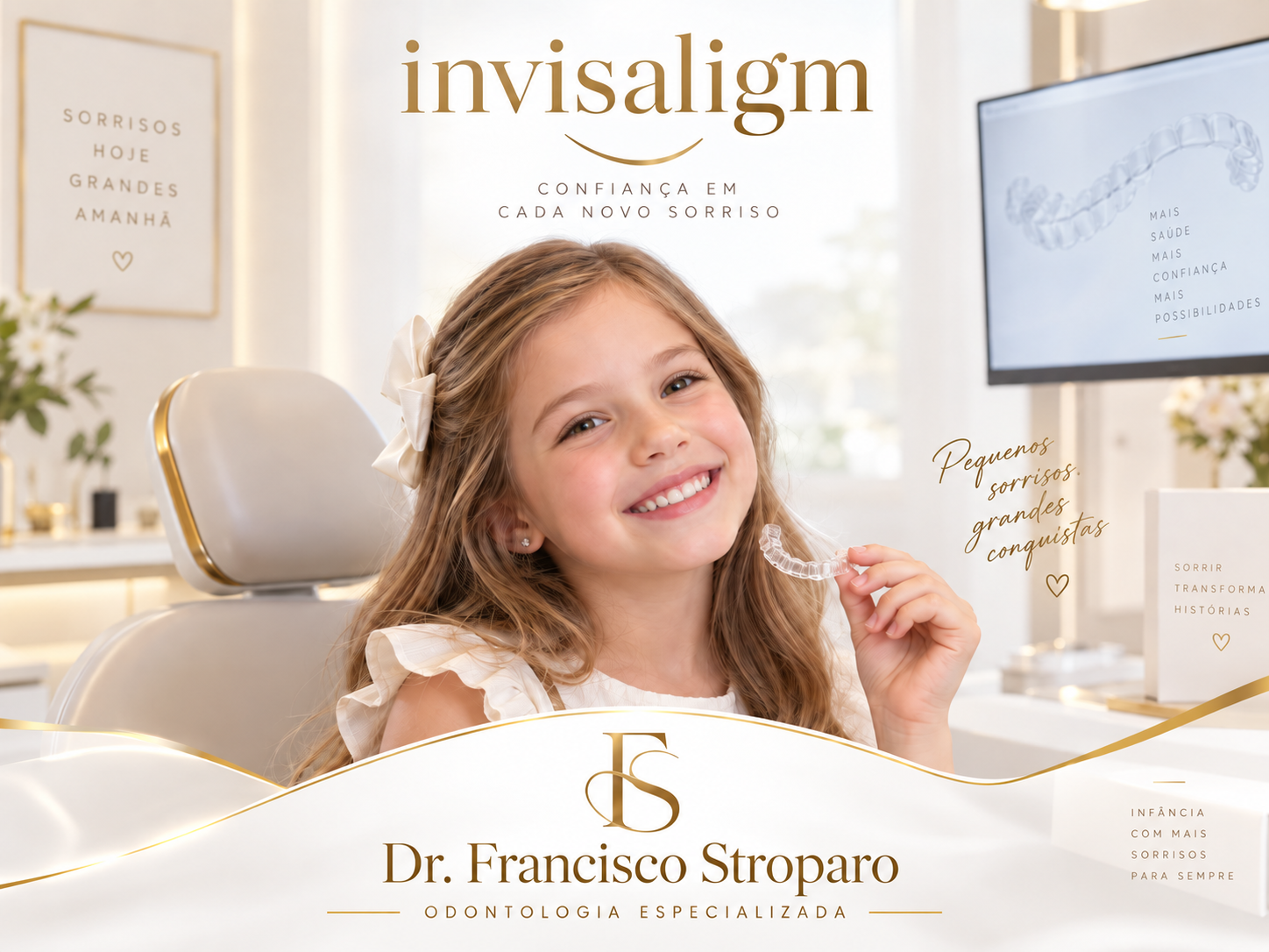 Invisalign First - Ortodontia Infantil - Francisco Stroparo Ortodontia