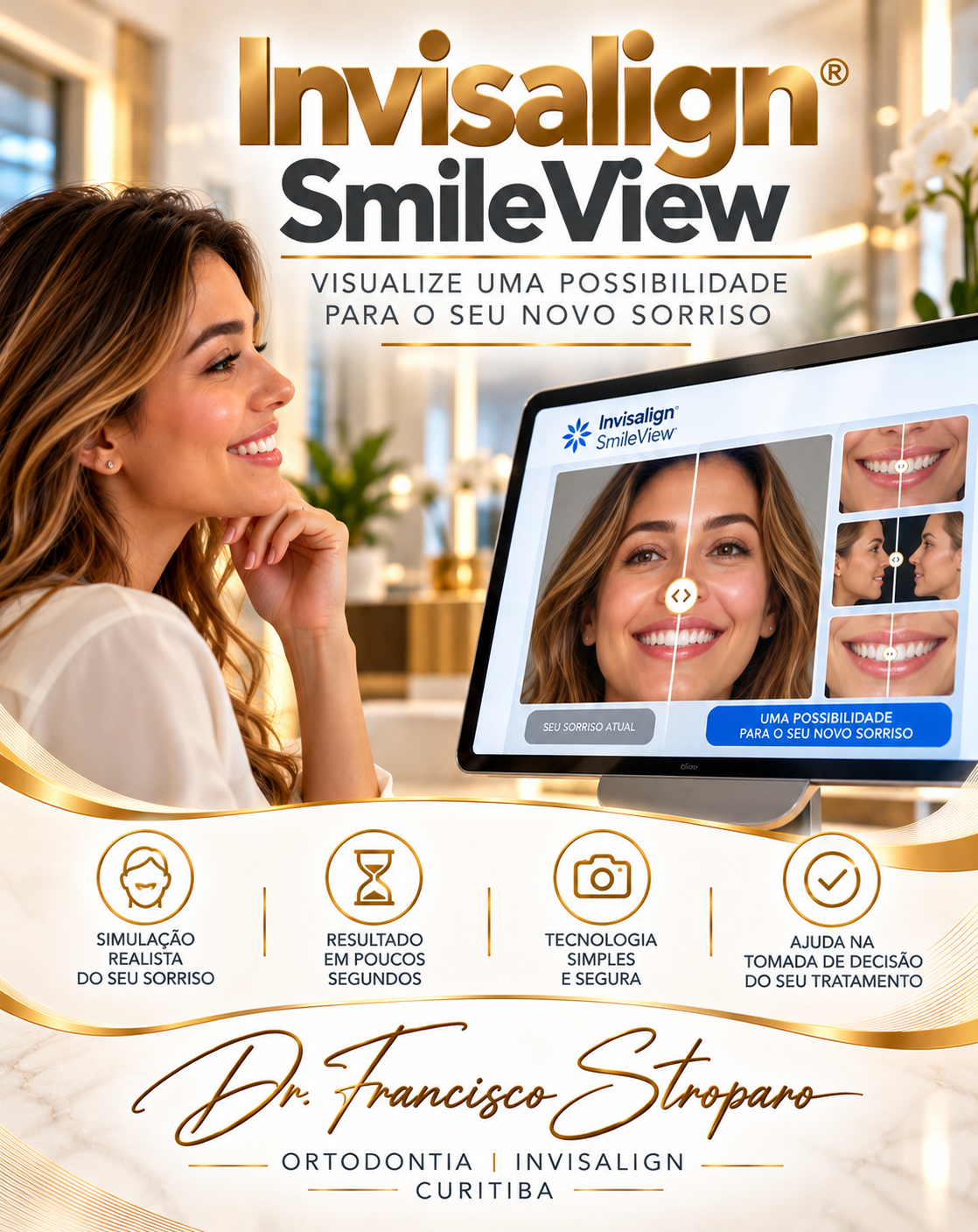 Invisalign SmileView — Visualize uma Possibilidade para o Seu Novo Sorriso
