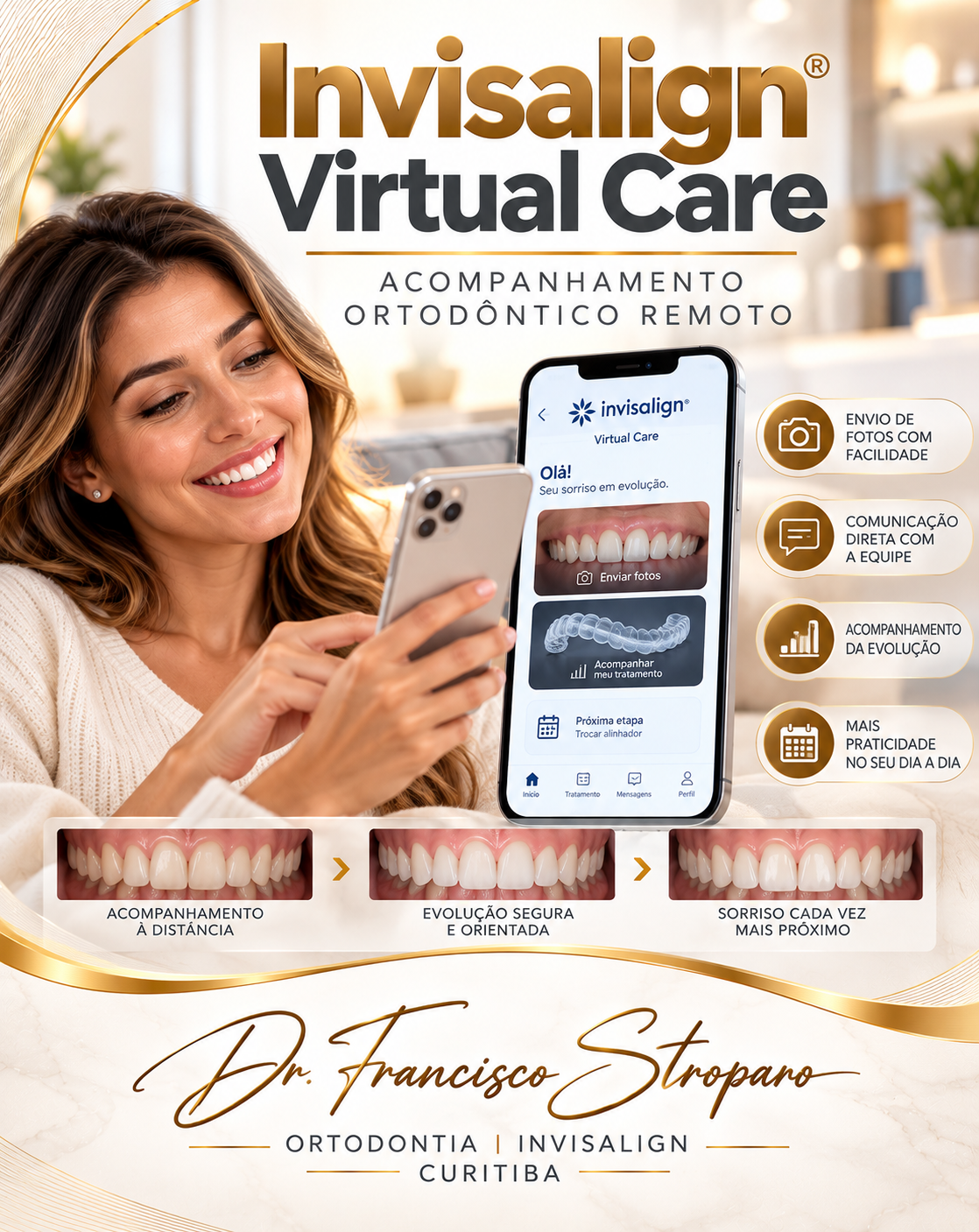 Invisalign Virtual Care — Acompanhamento Ortodôntico Remoto